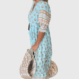 Bridget | Haljina sa printom i V-izrezom