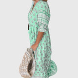 Bridget | Haljina sa printom i V-izrezom