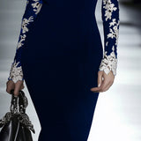 Sofija | Crna haljina otvorenih ramena sa čipkom