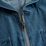 Rita | Široki retro teksas kombinezon sa kapuljačom