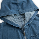 Rita | Široki retro teksas kombinezon sa kapuljačom