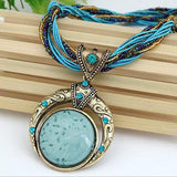 Boemska Ogrlica sa Privjeskom