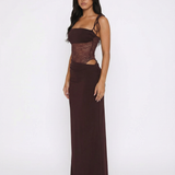 ARIA | Maksi haljina sa čipkanim umetkom