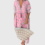 Bridget | Haljina sa printom i V-izrezom