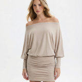 ARIA | Nabrana mini haljina