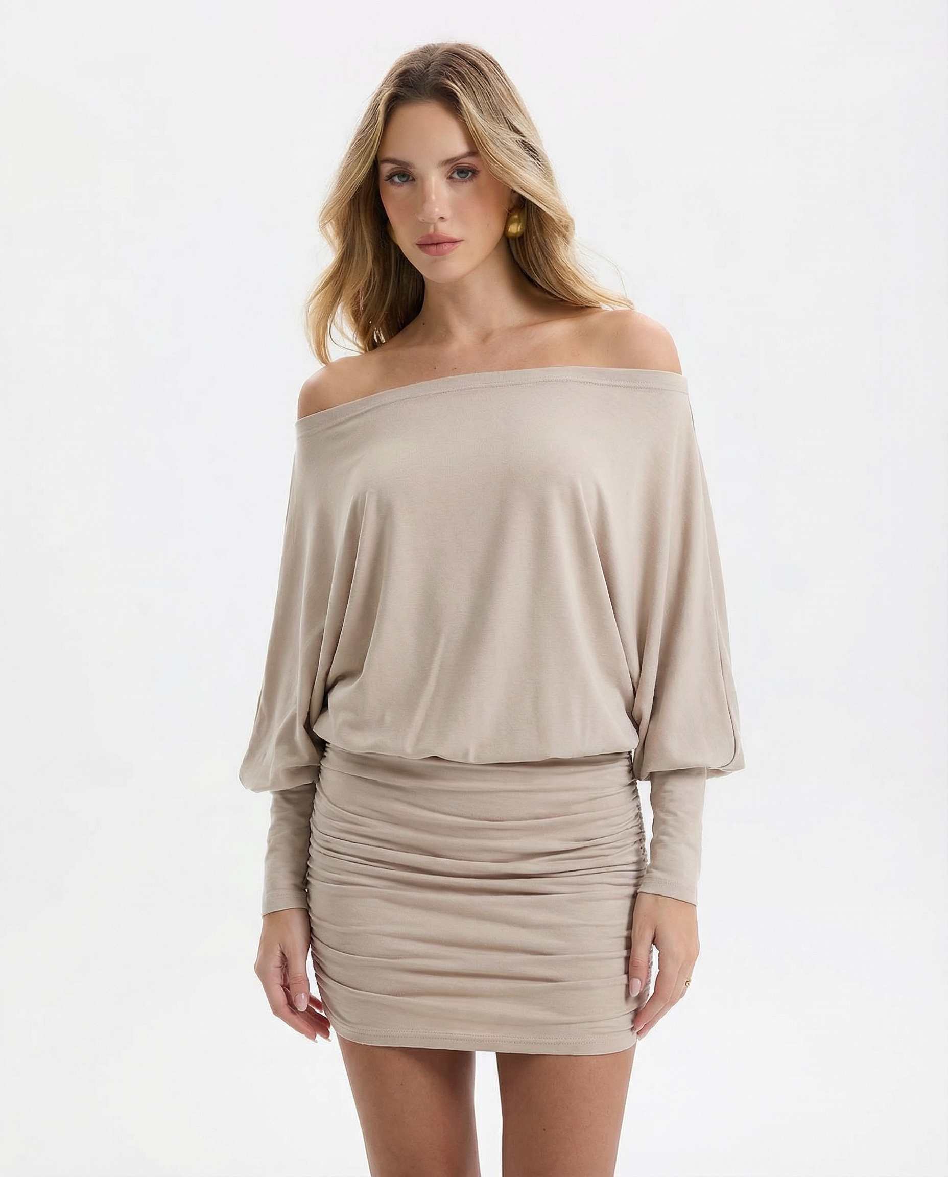 ARIA | Nabrana mini haljina