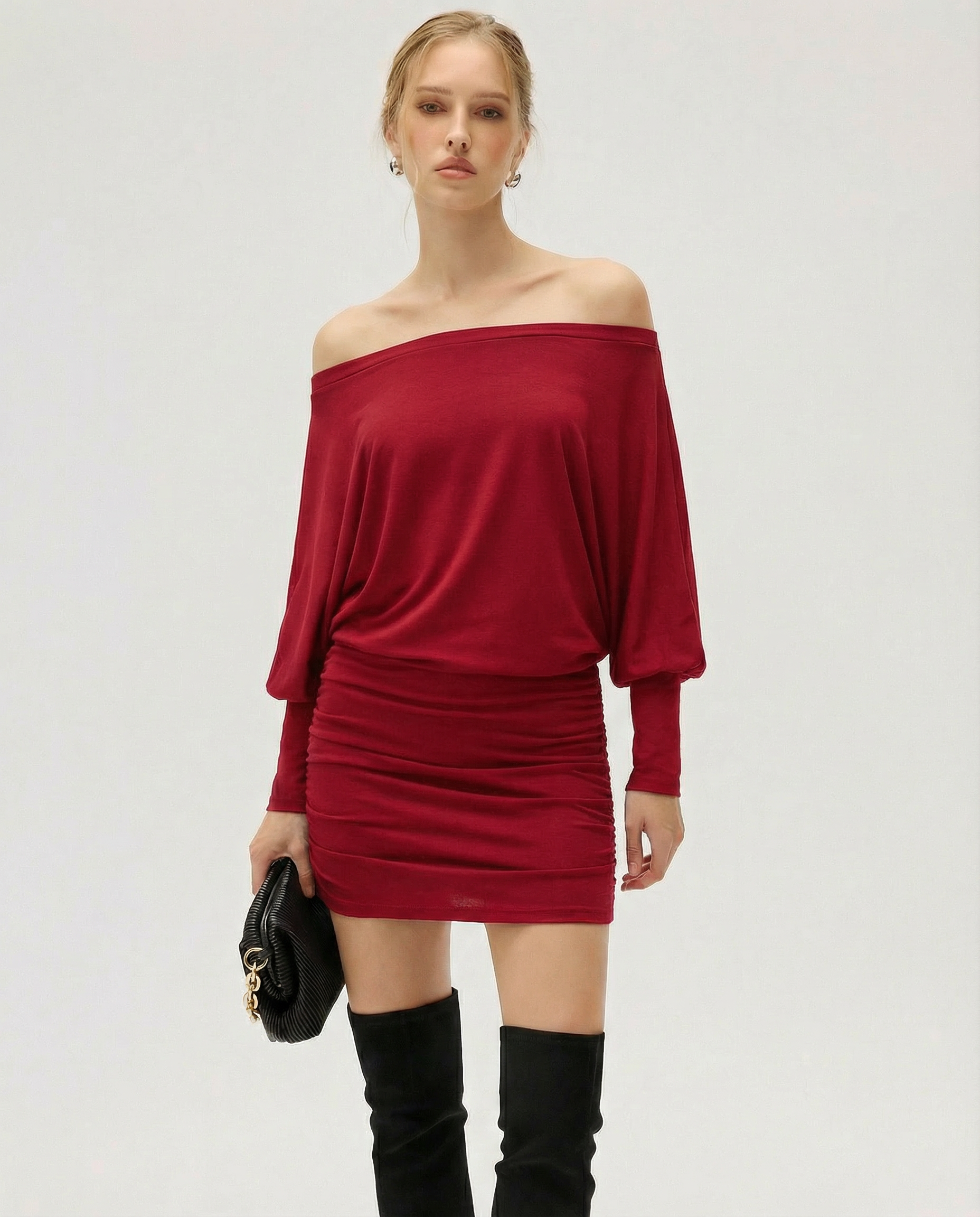 ARIA | Nabrana mini haljina