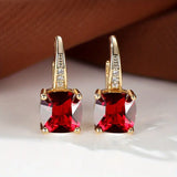 Elegantne mistične zlatne kružne minđuše