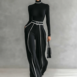 Elegantni dvodelni set sa pojasom