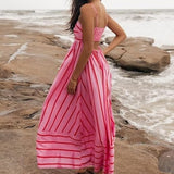 Susan | Maxi haljina u bojama zalaska sunca