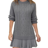 Nika - Kratka pletena haljina