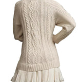 Nika - Kratka pletena haljina