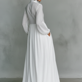 Minimalistička maksi haljina od lana