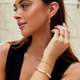 Niyah Kristalna Zlatna Narukvica