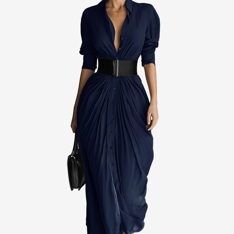 Kalisha™	| Maxi haljina dugih rukava