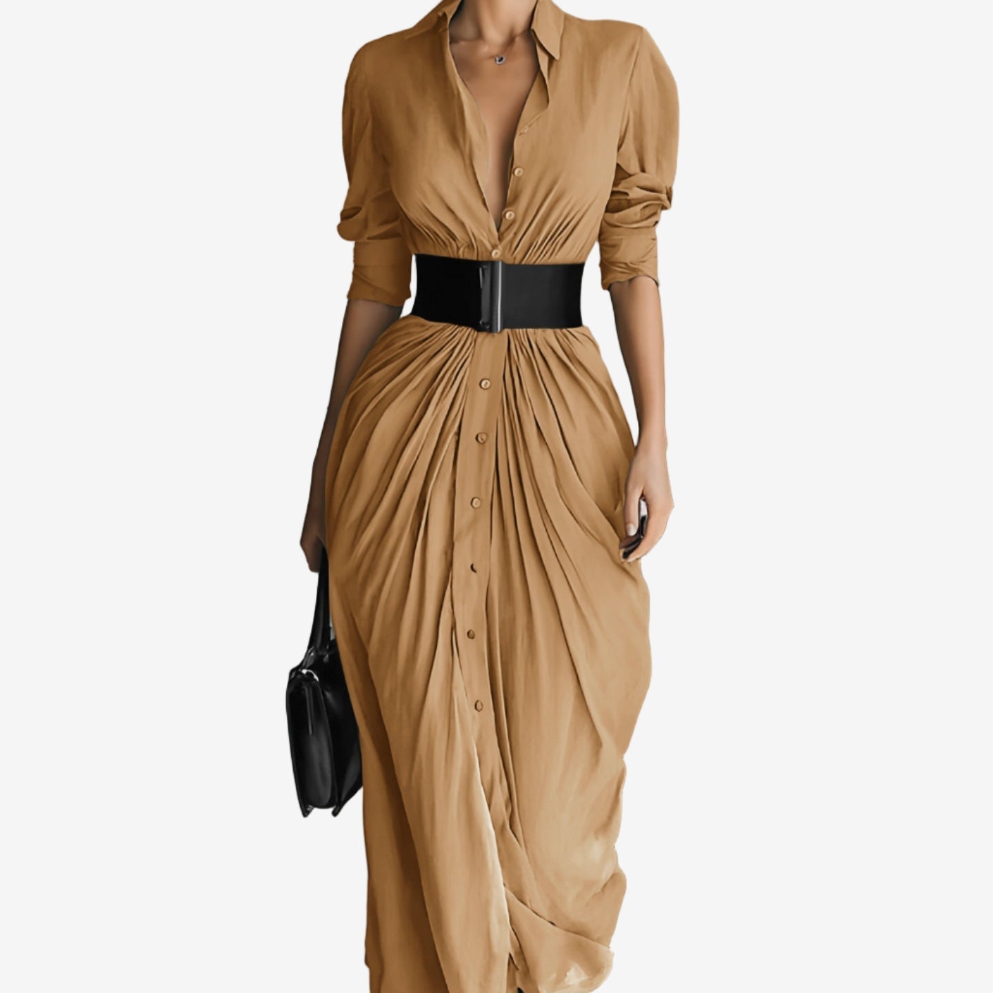 Kalisha™	| Maxi haljina dugih rukava