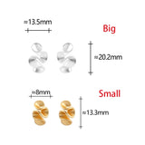 18k zlatno premazani srebrni cvetni minđuše