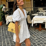 ARIA | Mini haljina sa puf rukavima