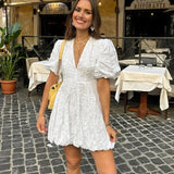 ARIA | Mini haljina sa puf rukavima