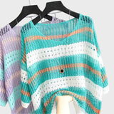 Lana – Lagani pleteni top s otvorima