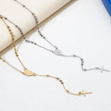 Ogrlica od nerđajućeg čelika sa krunicom