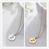 Elegantna zlatna ogrlica sa slovnim privjeskom