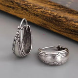 Vintage srebrni mandala prsten