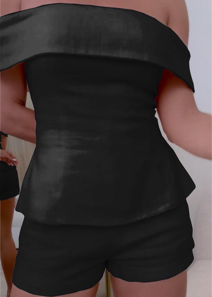 Mila | Beli dvodelni komplet od lana i pamuka