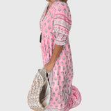 Bridget | Haljina sa printom i V-izrezom