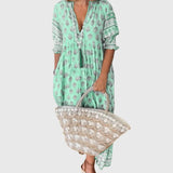 Bridget | Haljina sa printom i V-izrezom