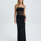 ARIA | Maksi haljina sa čipkanim umetkom