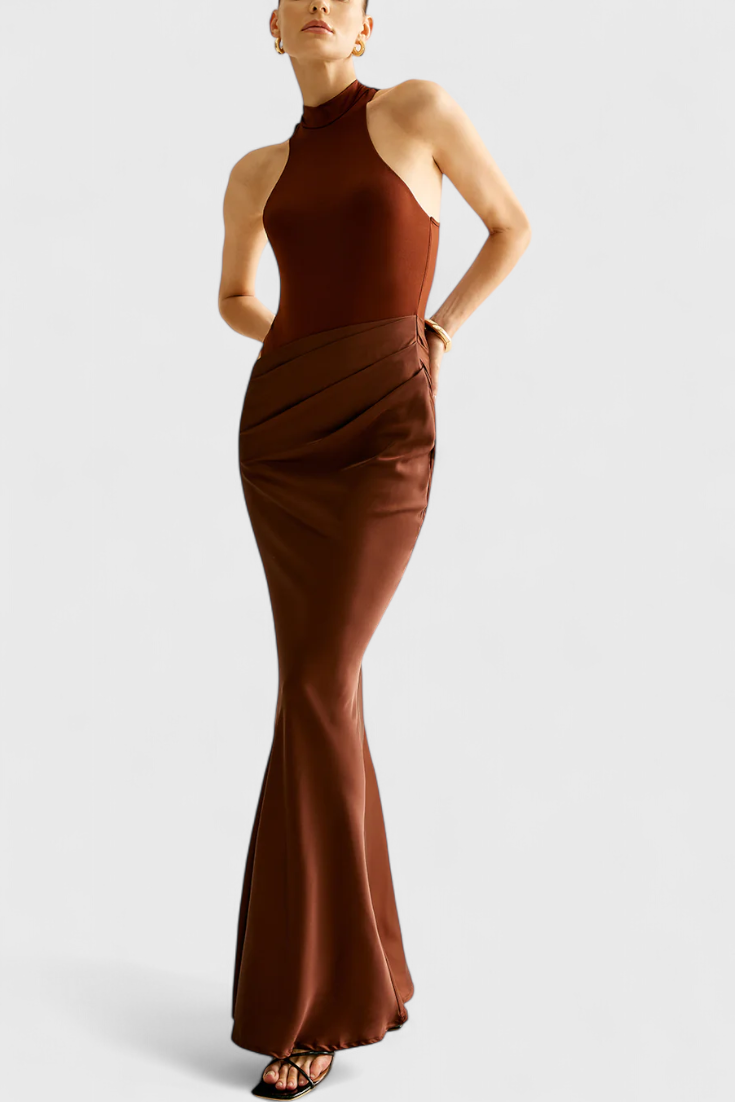 Leona Maxi Haljina s Tank Top Stilom i Izduženom Siluetom