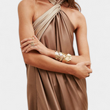 Petra Maxi Haljina s Nepravilnim Rezom i Otkritim Leđima