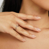 Imari Srebrni Talasasti Prsten