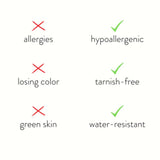 Slojevita srebrna zvezda i perla ogrlica