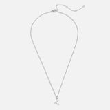 Srebrna Ogrlica sa Slovima u Obliku Srca