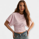 Stana - Majica s Udubljenim Širokim Rukavima