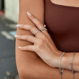 Zenya Kristal- & Srebrni Prsten